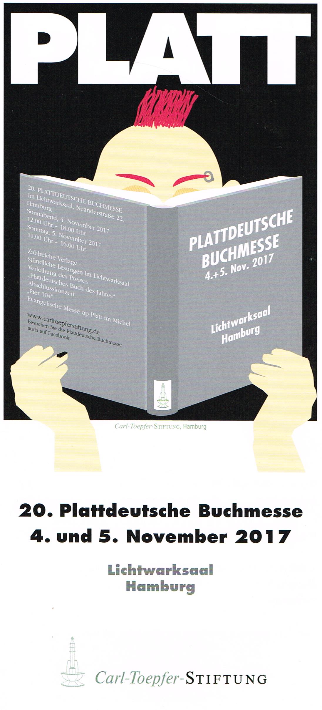 20. Plattdeutsche Buchmesse 2017 - Das Buch-Projekt "Hamburger Platt ...